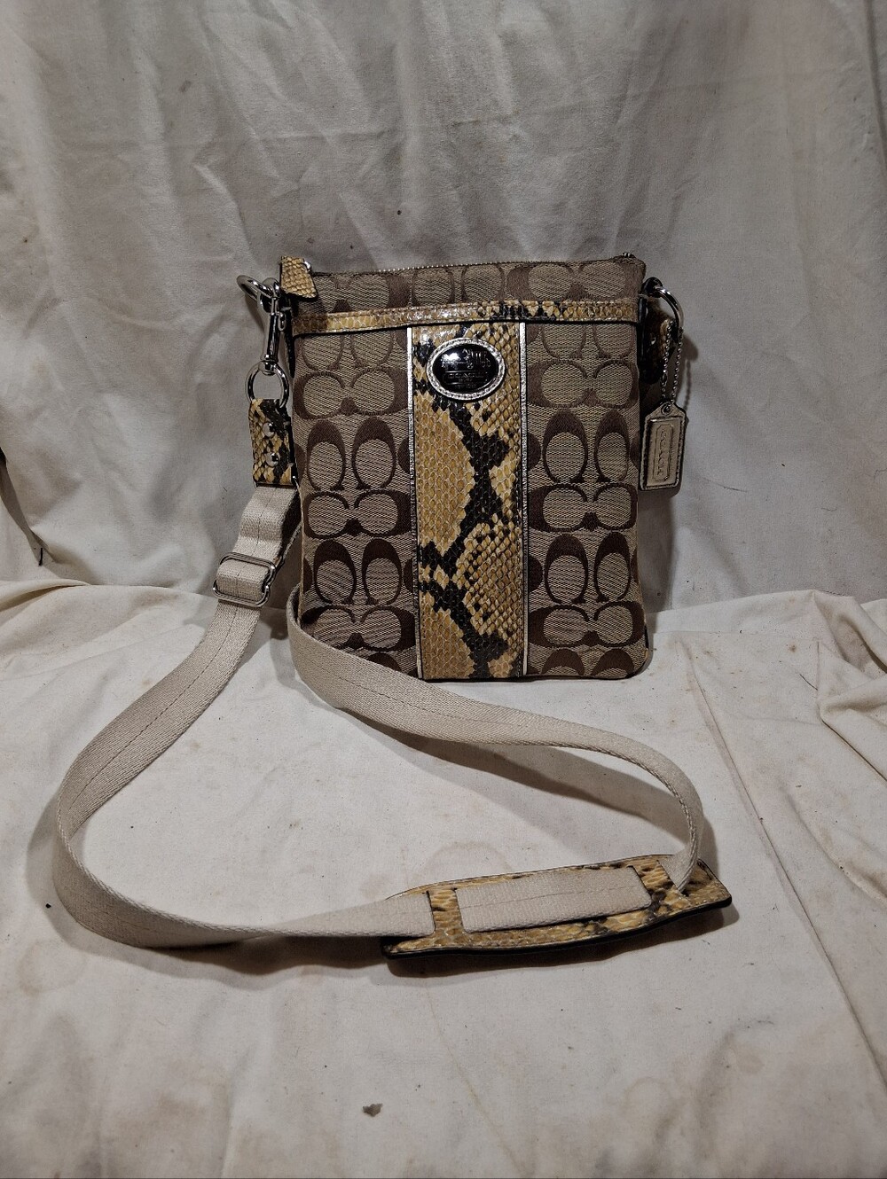 Coach signature crossbody